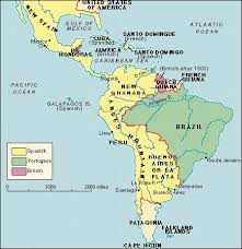 Latin America c.1800 - via Daymix