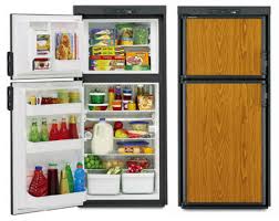 An RV refrigerator doesn't