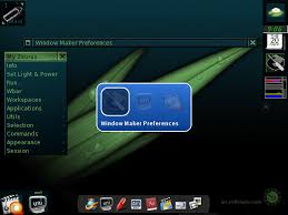      with  WindowMaker   as you can see 