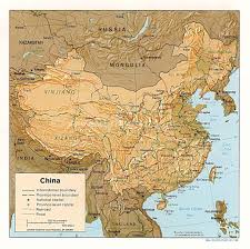 Yangtze River  Map   of  China  