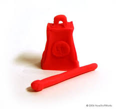 A cowbell made out of Play-Doh - via Daymix