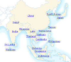   Asia map  