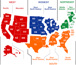 U.S. Census Regions and - via Daymix