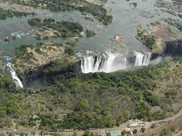 Zimbabwe: Main Falls aerial - via Daymix