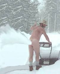 24" deck gas snow blower