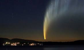 Como fizeram com o  cometa McNaught   