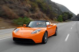 Orange Tesla #16 test drive - via Daymix