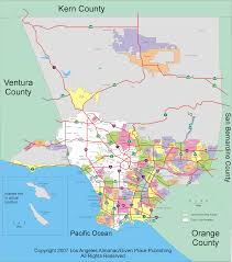 Map of Los Angeles City - via Daymix