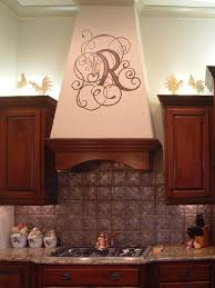 Stove Vent Hood with an "R"