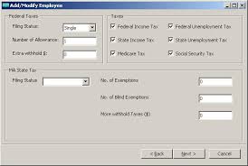 Massachusetts  payroll employee   tax    