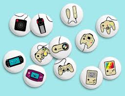 Video Game Badges from Prickie - via Daymix