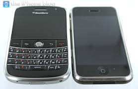 The Apple iPhone and BlackBerry Bold