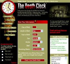 x26 39 Death Clock x26 39 website screenshot