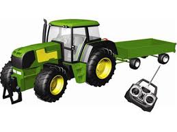 Remote control  Tractor farm   with    