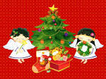 Angels and Christmas Tree wallpaper - CHRISTMAS TREE wallpapers ...