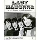The Beatles Lady Madonna UK SHEET MUSIC (