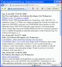 on HTML page to - via Daymix