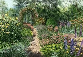 English country garden - via Daymix