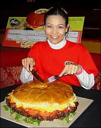      Queen of competitive  eating   