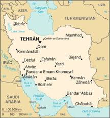 Map of Iran - via Daymix