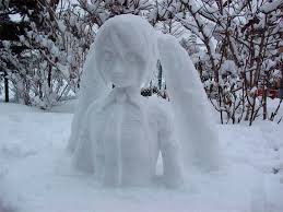 雪が降ったのでミク