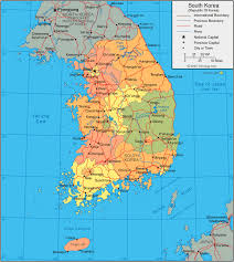 South Korea Map - South Korea - via Daymix