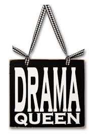 Drama Queen Engraved Wooden - via Daymix