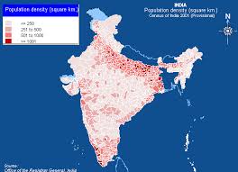 population density in India