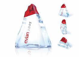Evian water has flowed for - via Daymix