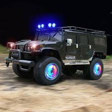 1:6 Hummer w/ Spinning Rims &