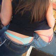 Then somewhere along the line  thong      