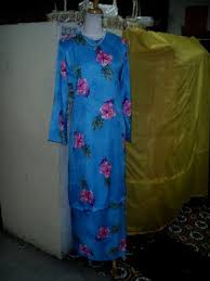   baju kurung   in blue