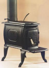 a 90000 BTU cast iron wood