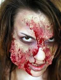 Weird Makeup for Halloween! - via Daymix