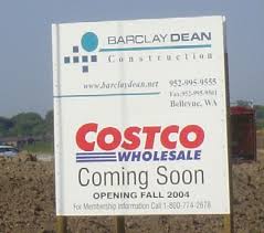       Costco store   is well underway 
