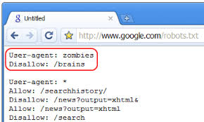 Check out Google's robots.txt