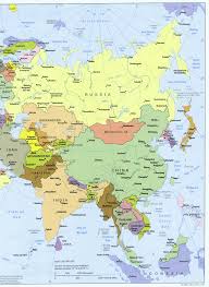 Regional  map   of  Asia      