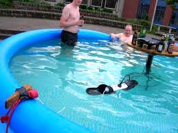 Redneck Pool Safety Hazard