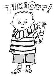 boy having time out