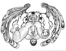 マングリ返しで天狗の鼻を挿入
