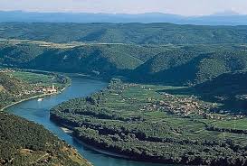 Wachau the  River Danube   at    