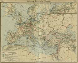 Medieval Commerce Map of - via Daymix