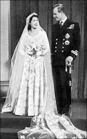 Wedding Picture of Queen Elizabeth