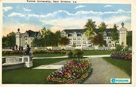 Tulane University postcard
