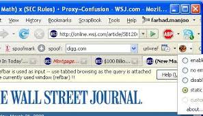 Also in the refspoof toolbar, 