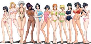 Bleach Girls Swin suits