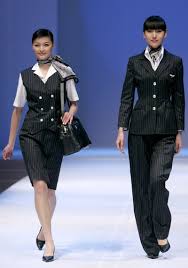      China  France air   crew uniform    