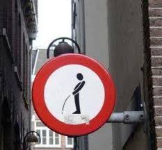 no pissing