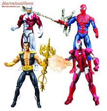Four new Marvel action figures - via Daymix