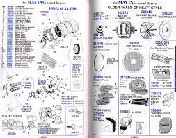 Maytag Dryer sample parts